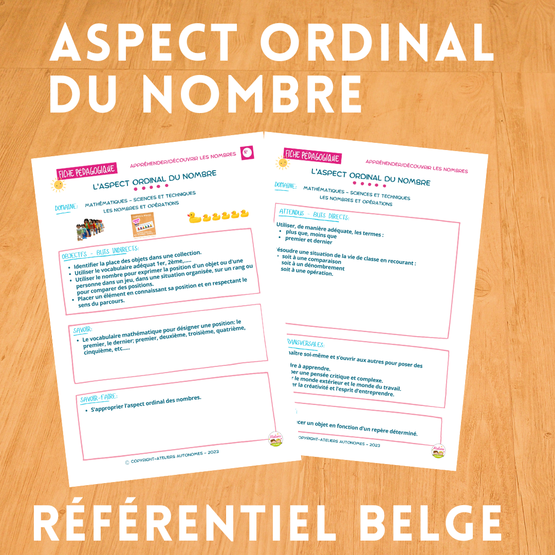 Fiche pédagogique L
