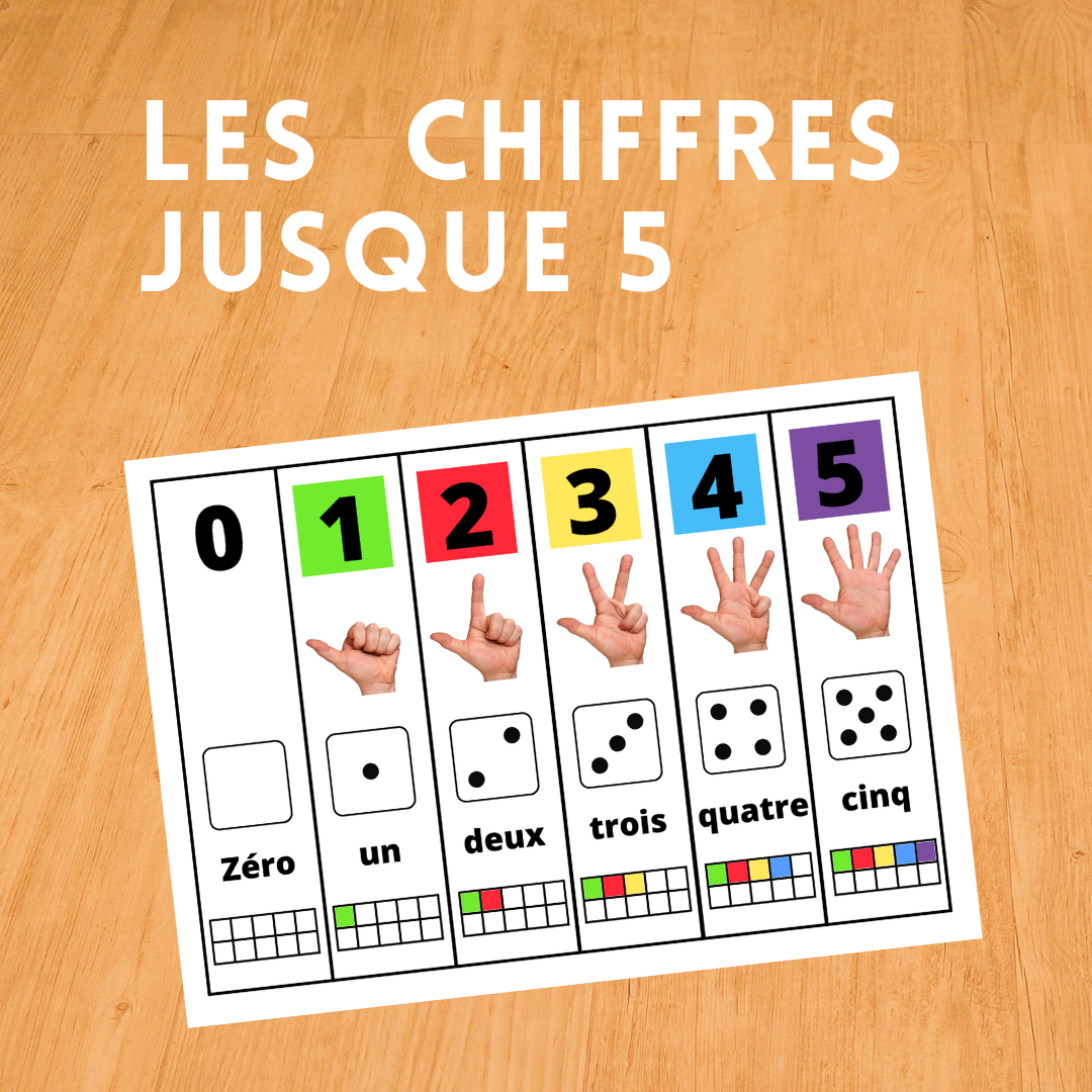 Référentiel - Les chiffres jusque 5