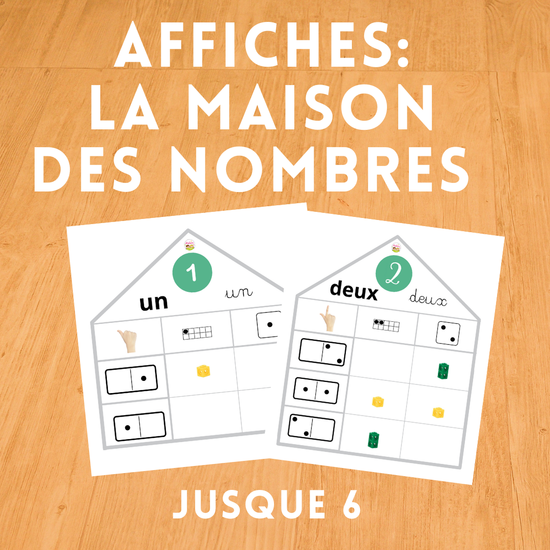 La maison des nombres jusque 6